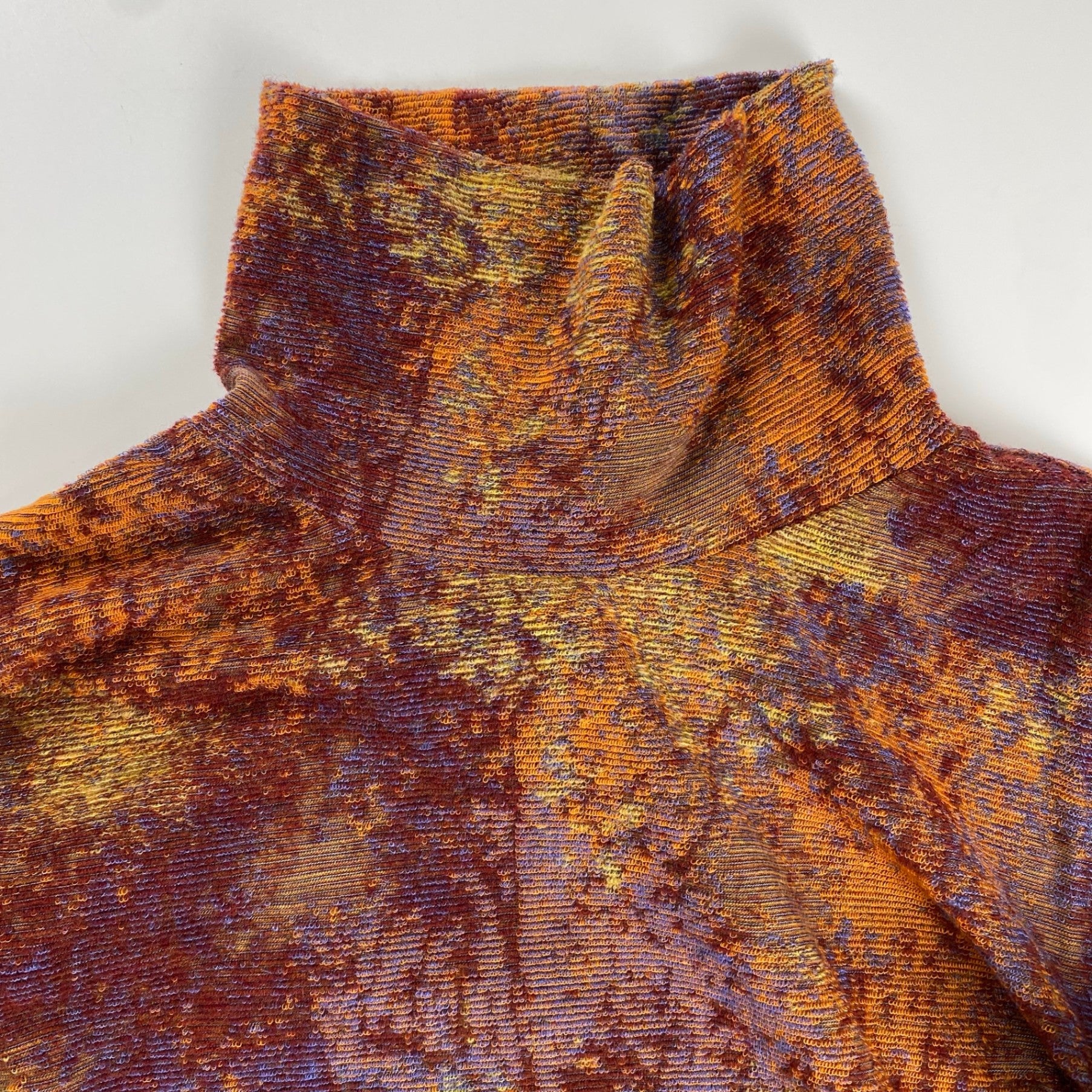 MAISON SPECIAL メゾンスぺシャル / アブストラクトパイルジャガードプライムオーバータートルネックロングスリーブTシャツ SIZE:44