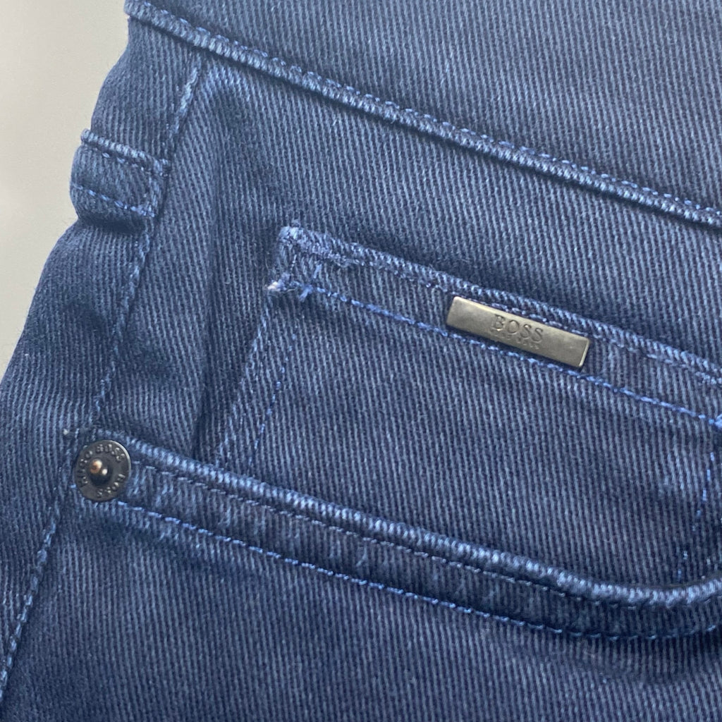 BOSS HUGO BOSS ボス ヒューゴボス / テーパード ストレッチ デニムパンツ デニムの名門Candiani社製 SIZE：W33 L32