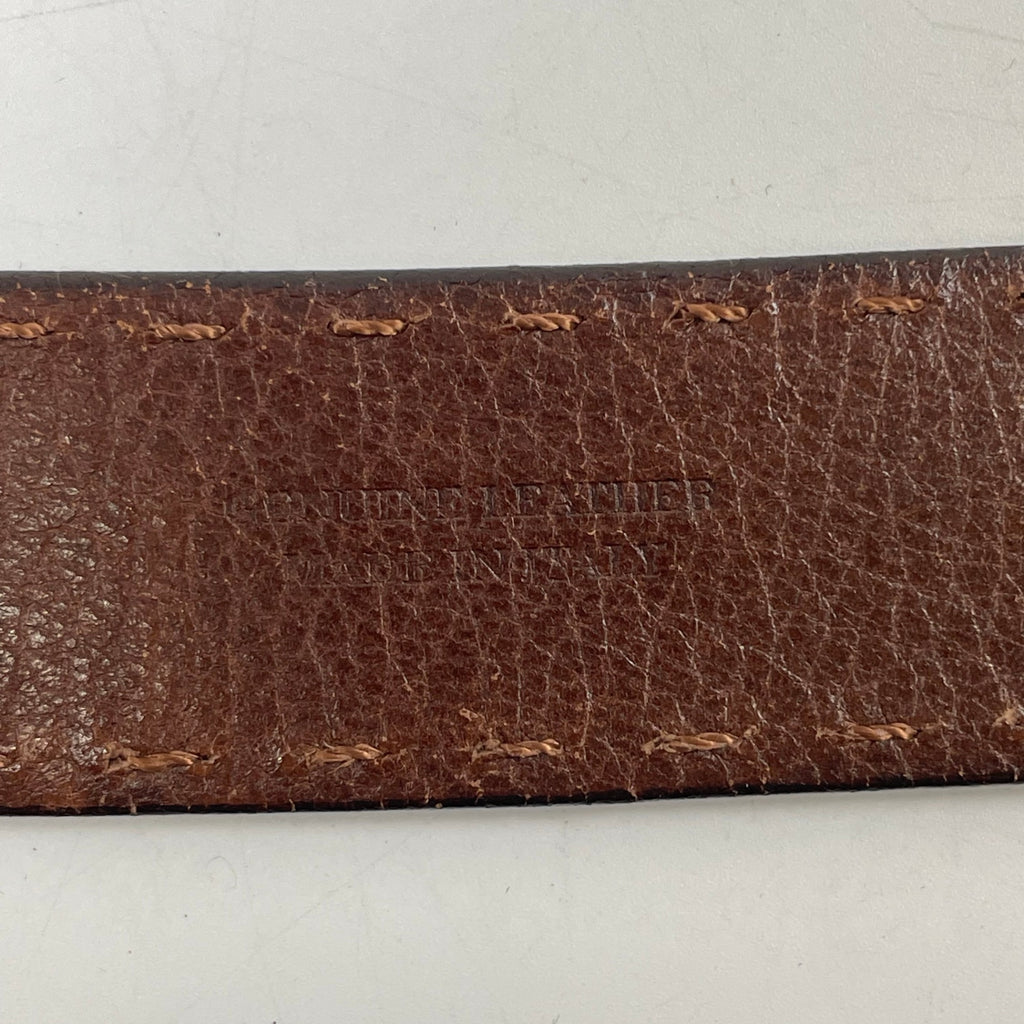 Ermenegildo zegna / レザーベルト 参考定価：60,000程度 全長：108cm程度