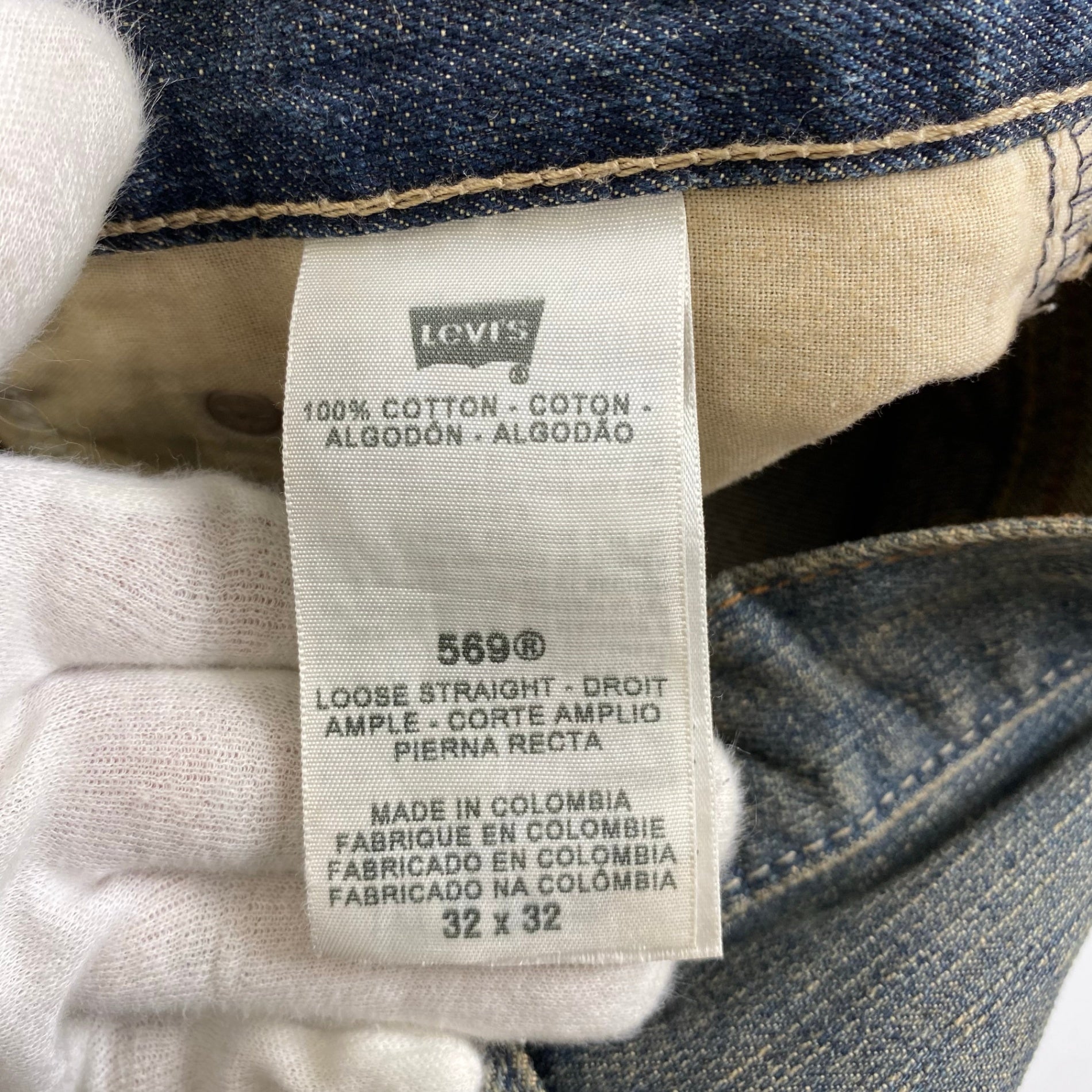 Levi’s リーバイス /  LOOSE STRAIGHT 569デニムパンツ コロンビア製 SIZE:32×32