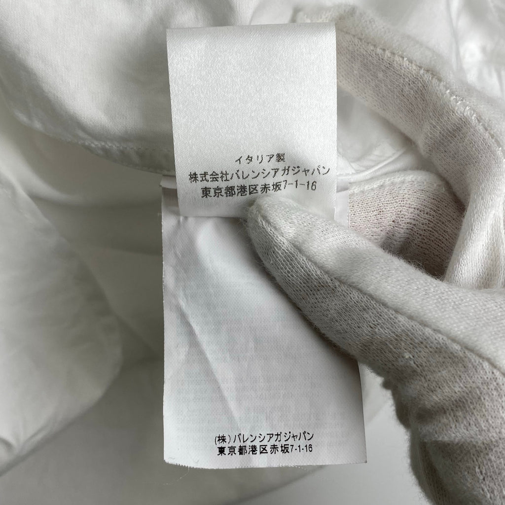 【デムナ期 ユニセックス】 BALENCIAGA バレンシアガ / WESTERN SHORT SLEEVE SHIRT スナップ シャツ ホワイト SIZE:37