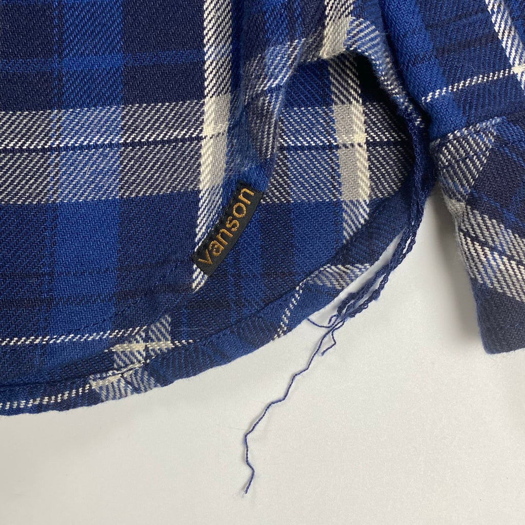 vanson バンソン / ネルシャツ モーターサイクル コットン100％ 参考定価：13,800+tax SIZE:L