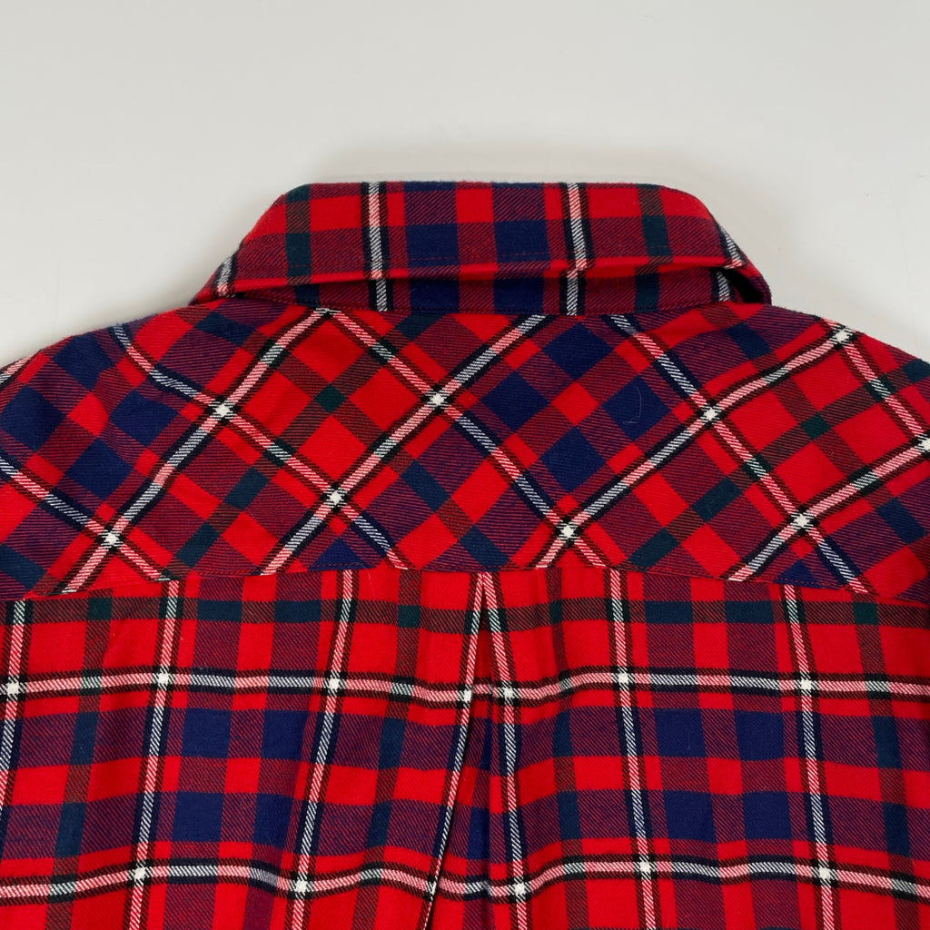 Vivienne Westwood MAN / ORB刺繍チェックネルシャツ  参考定価：35,000程度 SIZE:46