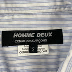 COMME des GARCONS HOMME DEUX / ミニマルストライプシャツ 日本製 SIZE:S