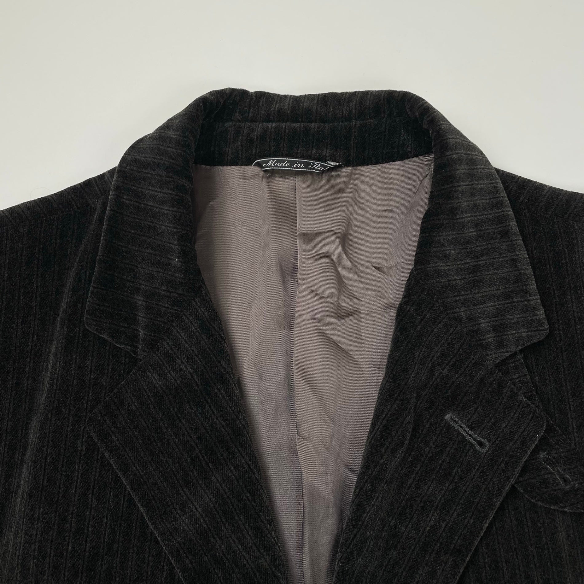 FENDI フェンディ / VINTAGE コットンベロア ジャケット MADE IN ITALY 参考定価：200,000程度 SIZE：52