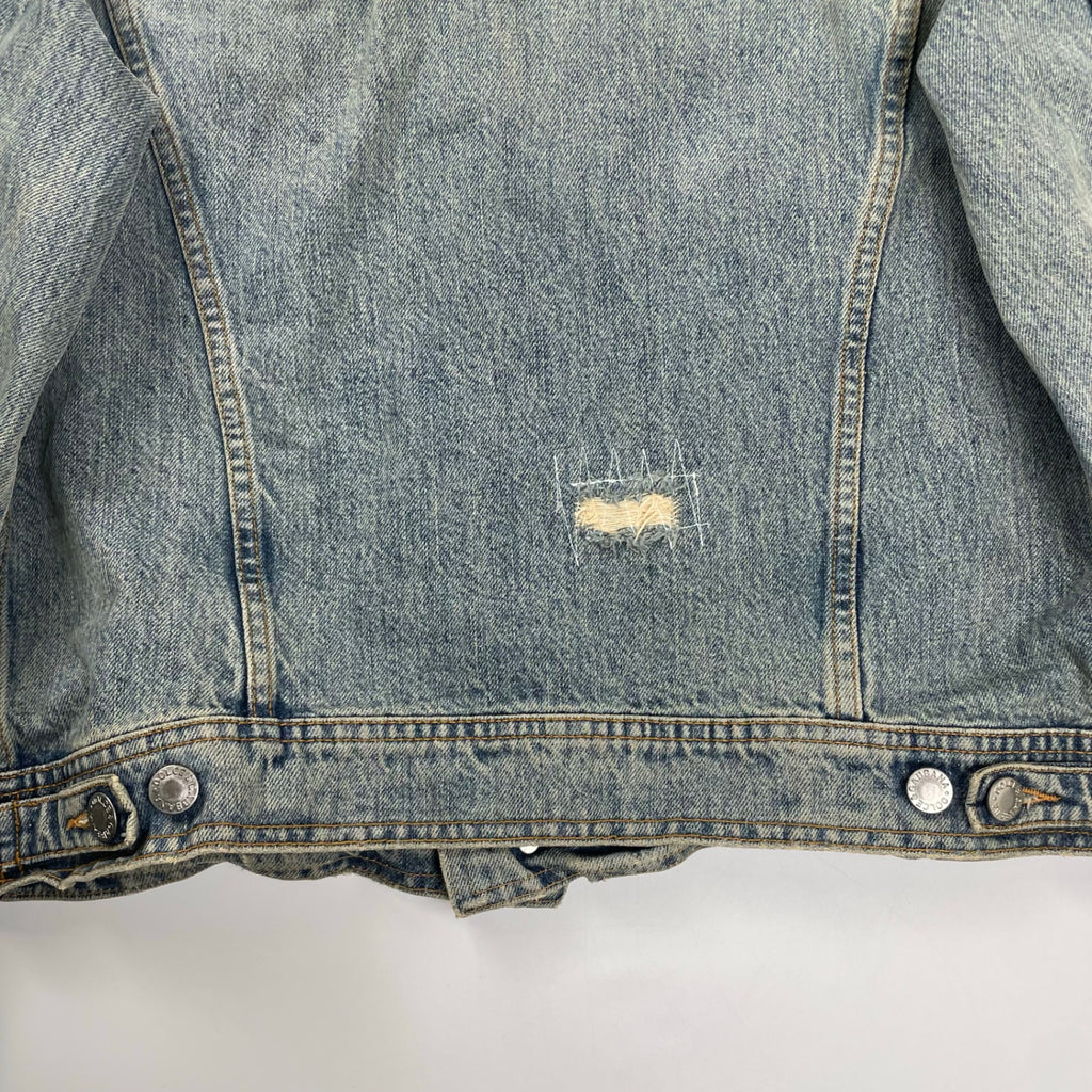 DOLCE＆GABBANA ドルチェ＆ガッバーナ / 02AWクラッシュデニムジャケット インディゴ  SIZE:46