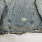 DOLCE＆GABBANA ドルチェ＆ガッバーナ / 02AWクラッシュデニムジャケット インディゴ  SIZE:46