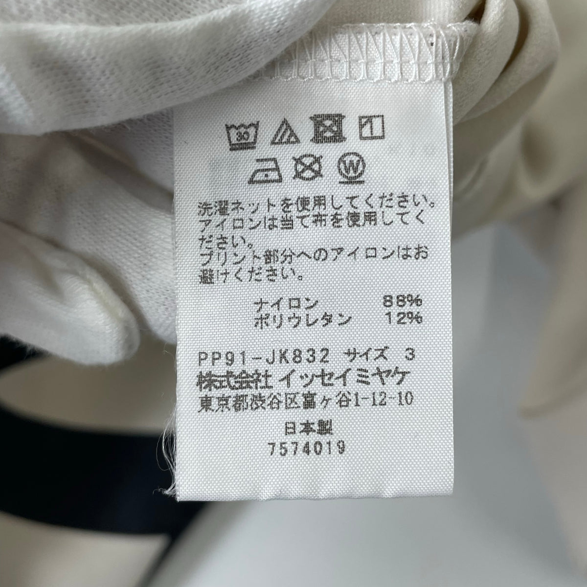 ISSEY MIYAKE × IKKO TANAKA / コラボ 象形グラフィックTEE 参考定価：40,000程度 SIZE:3
