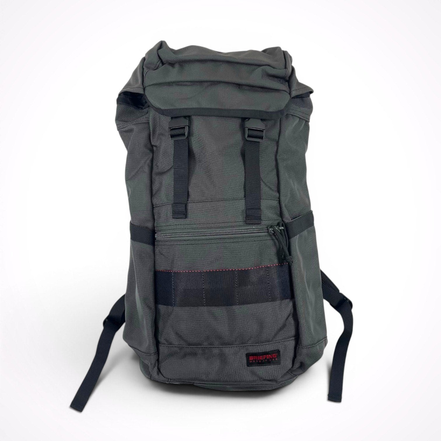 BRIEFING × TOMORROW LAND / 別注 FLAP PACK グレー×ブラック 参考定価