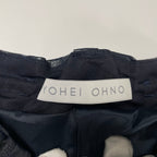 YOHEI OHNO ヨウヘイ オオノ / Faux Leather Biker Trousers 参考定価：58,000+tax SIZE:38