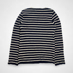 PLAY COMME des GARCONS プレイ コムデギャルソン / ハートロゴ ウールボーダーニット SIZE：S