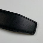 【極美品 鑑定済】 HERMES エルメス / コンスタンス Hバックル レザーベルト 〇Y刻印 ブラック×ベージュ 75cm