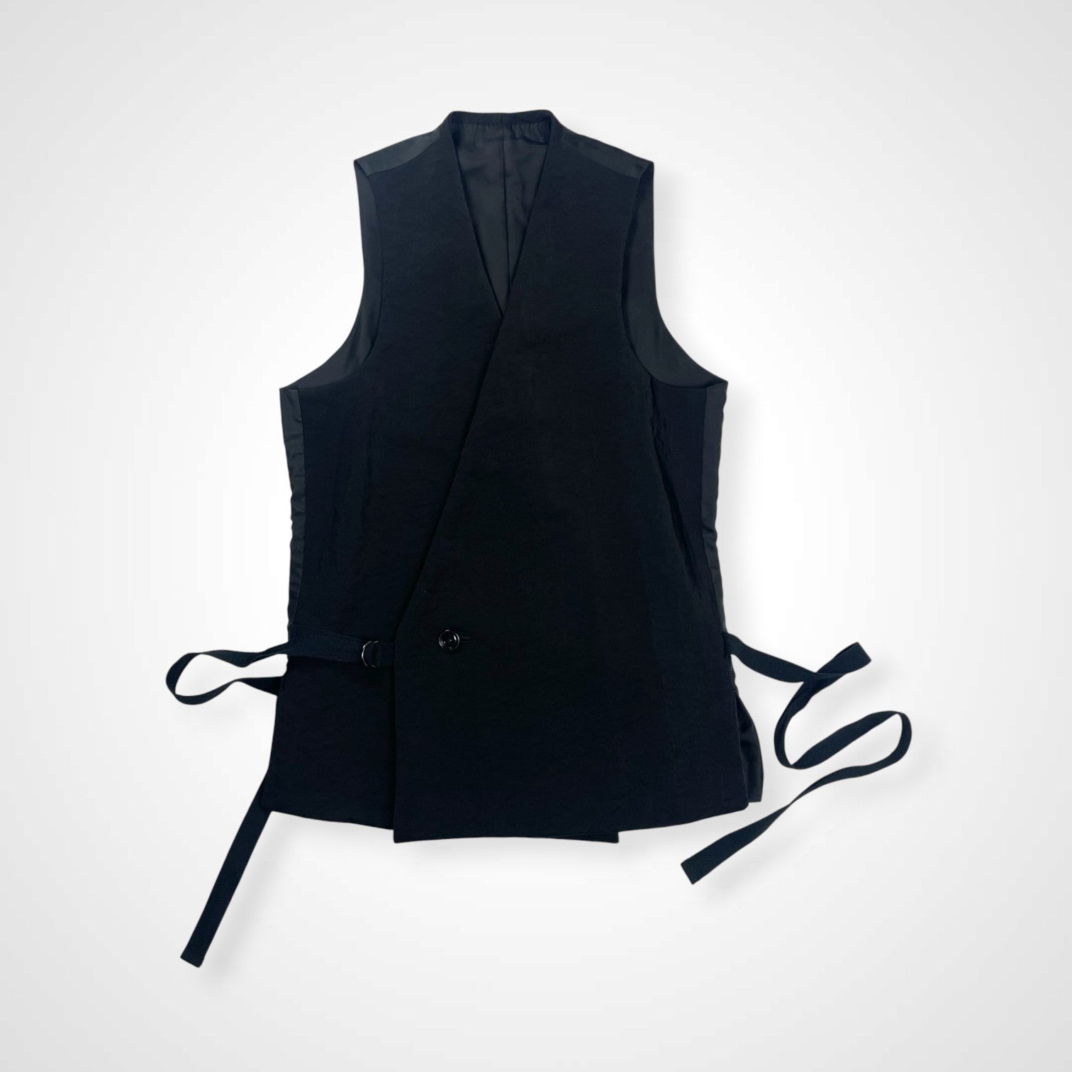 APOCRYPHA アポクリファ / Double Breasted Nylon Vest ラップベスト 参考定価：26,000+tax SIZE：1