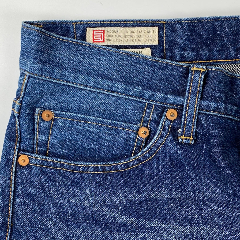 stussy ストゥーシー S/DOUBLE エスダブル / デニムパンツ PATTERN No.1 日本製 赤耳 SIZE：W31