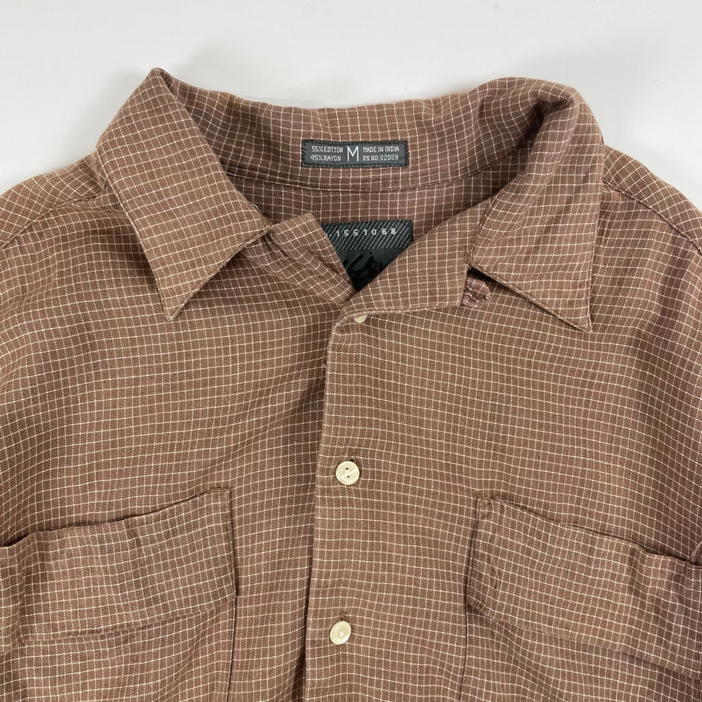 MOSSIMO / 90-00s チェックオープンカラーシャツ SIZE:M