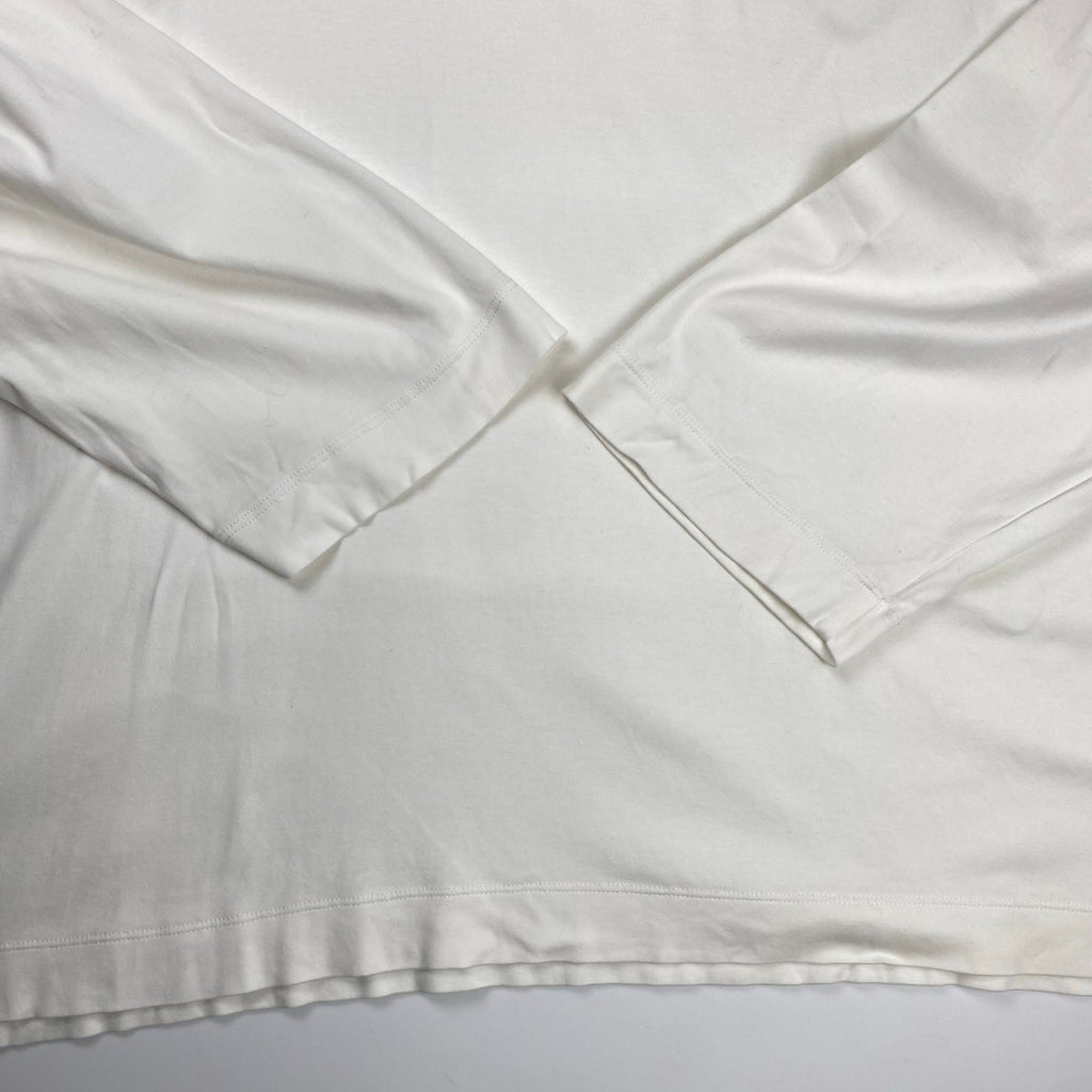 MAISON SPECIAL メゾンスペシャル / LOTUSウルトラファインスムースプライムオーバーロングカットソー ホワイト SIZE：46(L程度)