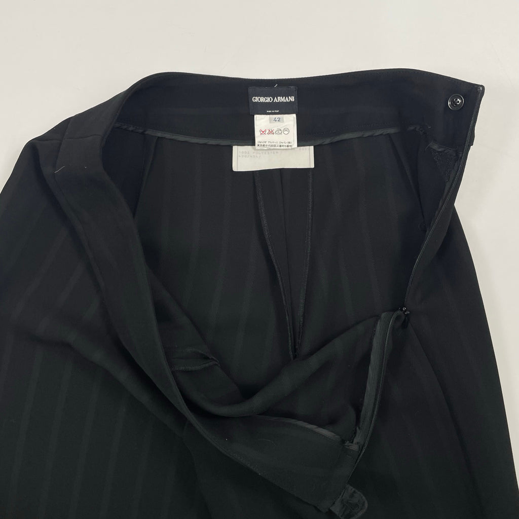 GIORGIO ARMANI / ヴィンテージストライプスラックス BORGO21 参考定価：160,000程度 SIZE:42