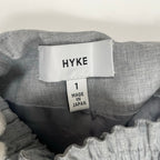 HYKE ハイク / バックスリットスラックス 参考定価：30,000程度 SIZE:1
