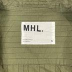 MHL. / コットンストライプシャツ 23年 参考定価：25,000程度 SIZE:S