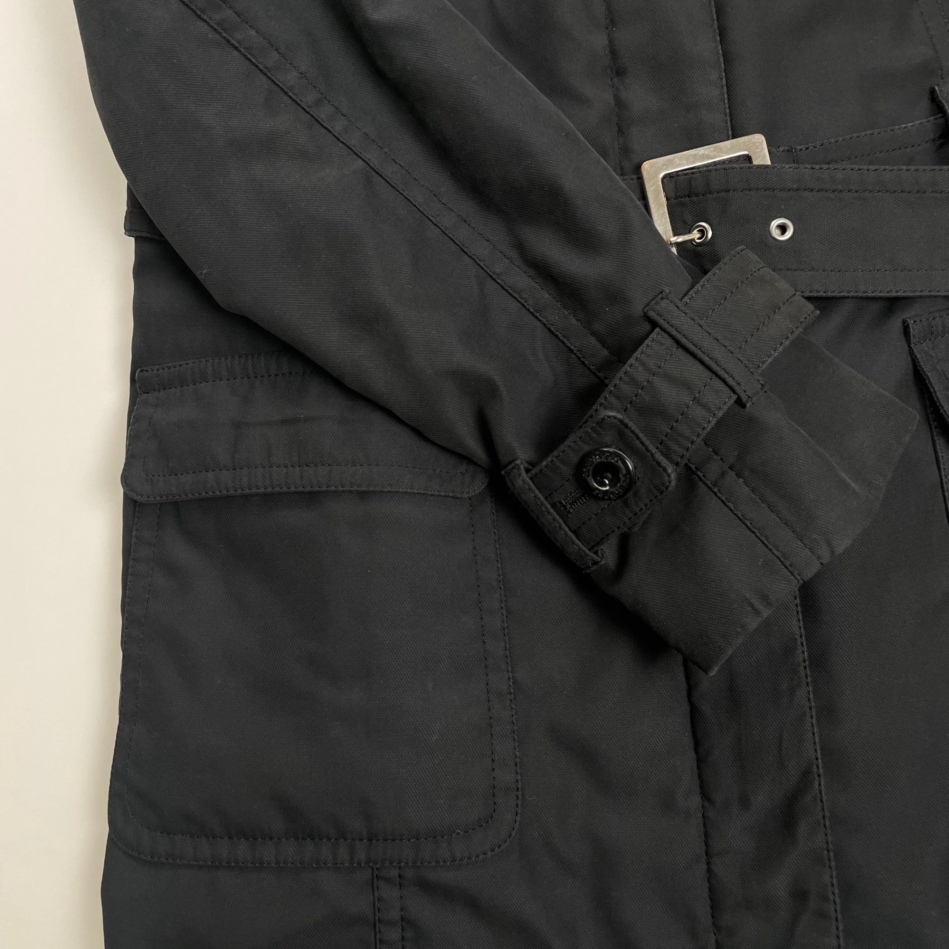 courreges クレージュ / ライナー付 リアルファー ジャケット ブラック 参考定価：60,000程度 SIZE:11