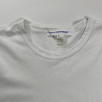 COMME des GARCONS SHIRT コムデギャルソン シャツ / シンプルロゴ 長袖Tシャツ ホワイト SIZE:X(L程度)