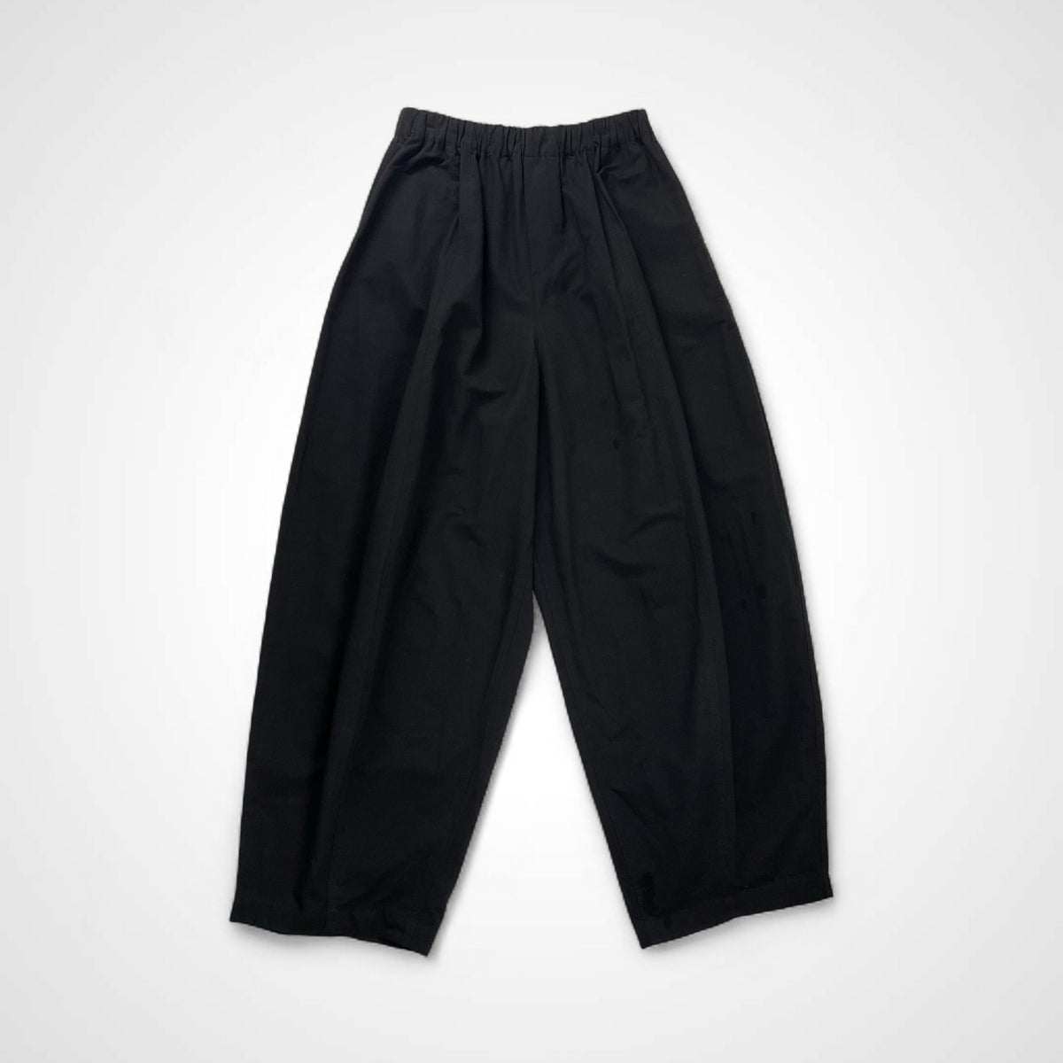 Curensology カレンソロジー / コットンリネンドロストパンツ ブラック 極美品 参考定価：22,000+tax SIZE:FREE