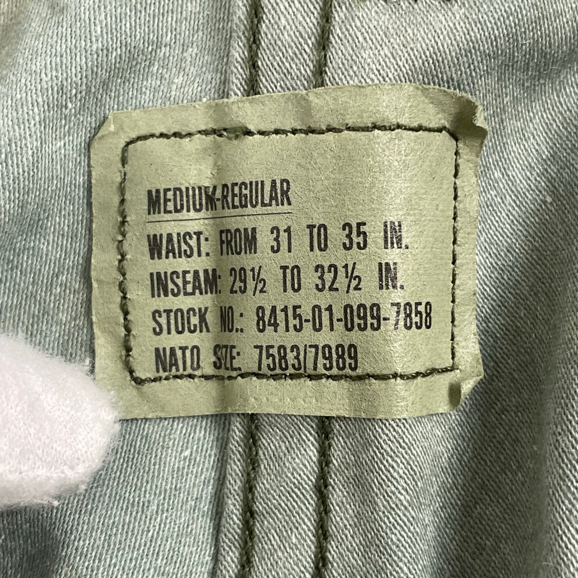VINTAGE / 85年製 M-65トラウザーズ SIZE:MEDIUM-REGULAR