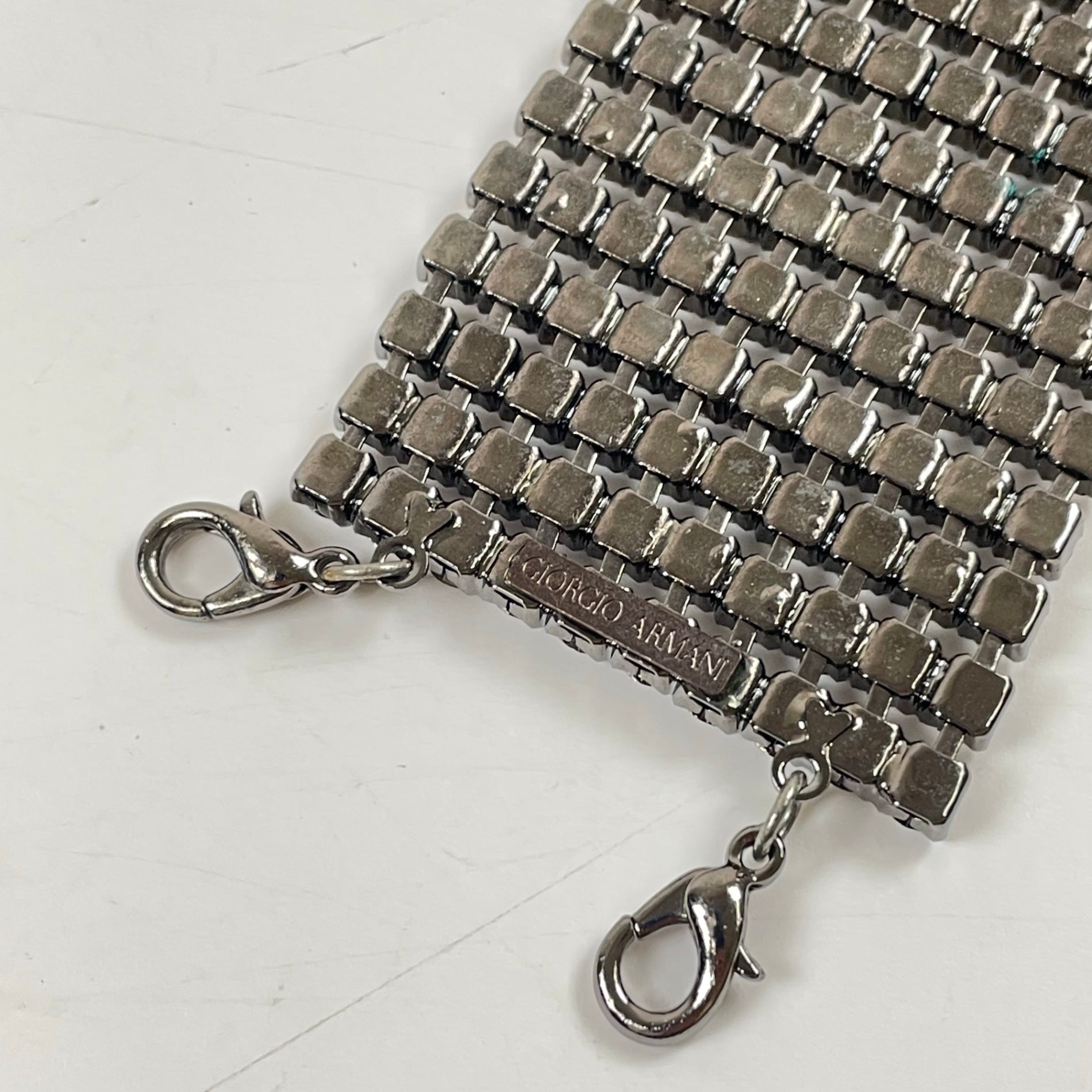 GIORGIO ARMANI / ビジューブレスレット＆イヤリングセット 参考定価：150,000程度
