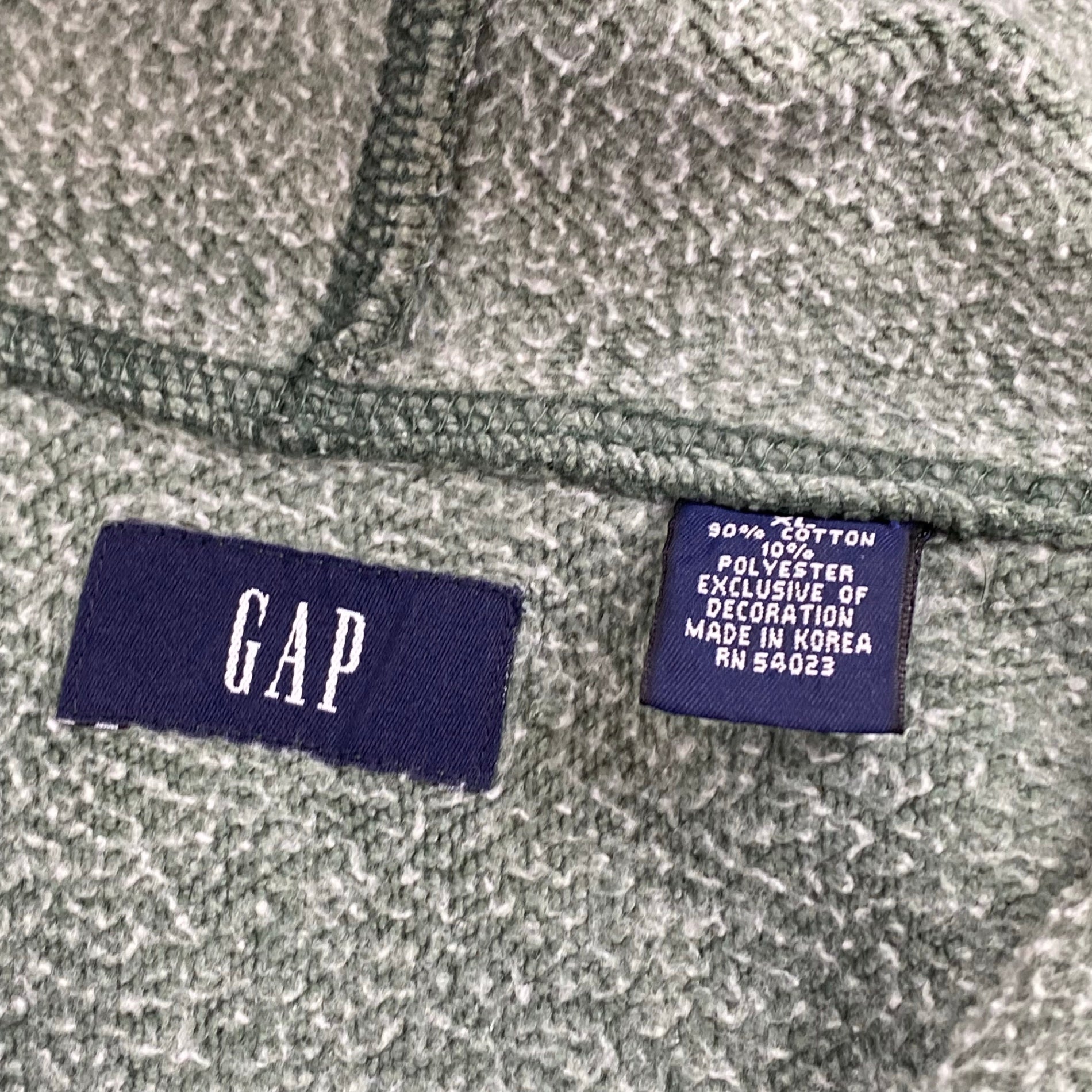 OLD GAP オールドギャップ / デストロイ ダメージ パーカー 鬼フェード SIZE：XL