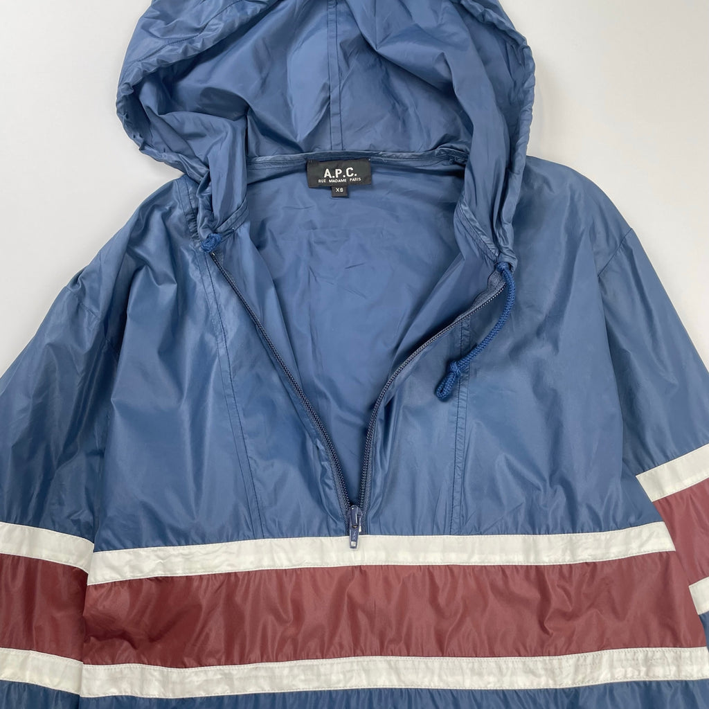 A.P.C アーペーセー / ナイロンアノラックパーカー ネイビー SIZE：XS