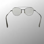 【美品】 金子眼鏡 / PURE TITANIUM ダブルブリッジ  KM-38 GY 参考定価：50,000程度