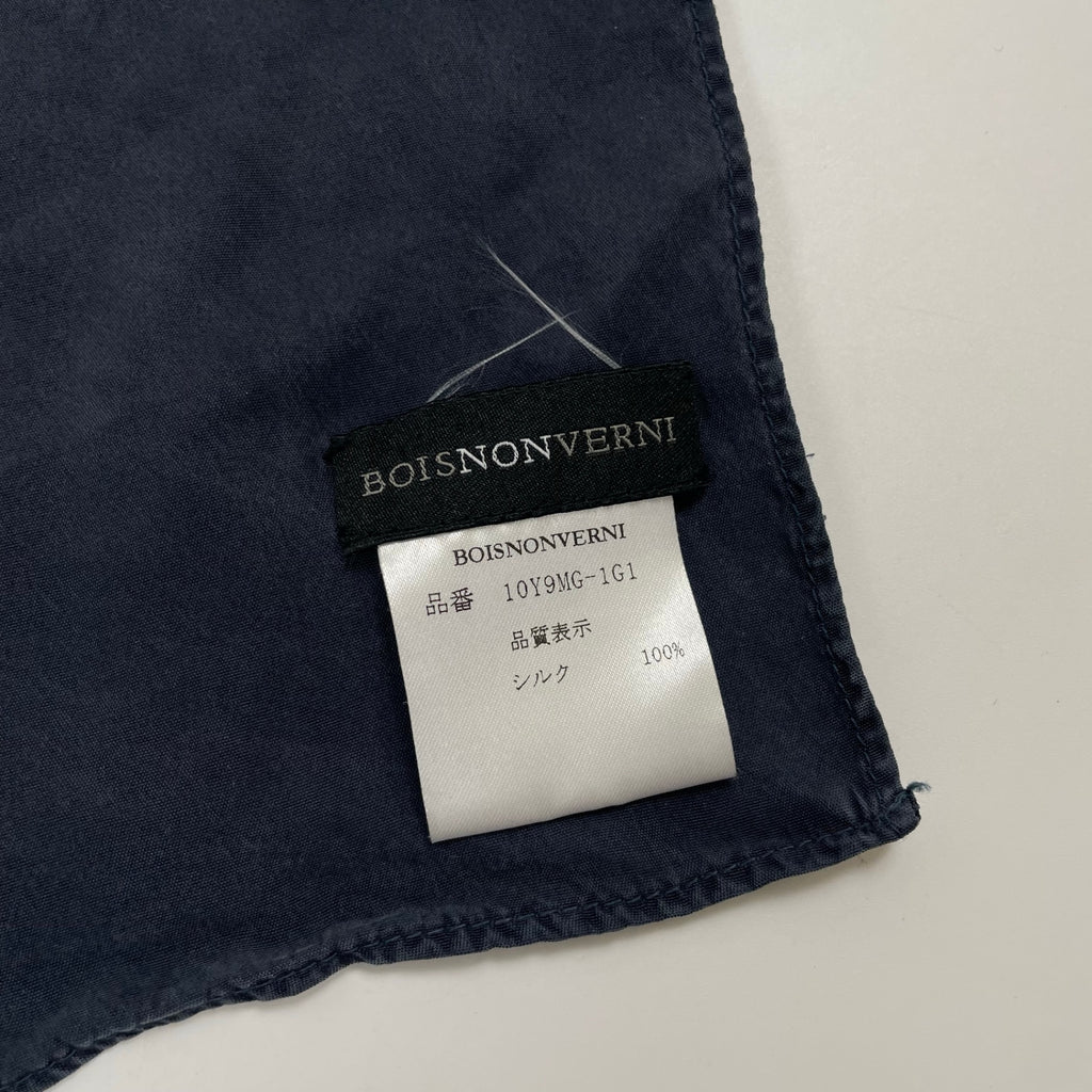 BOISNONVERNI / 穴付きピュアシルクストール 日本製 参考定価：30,000程度