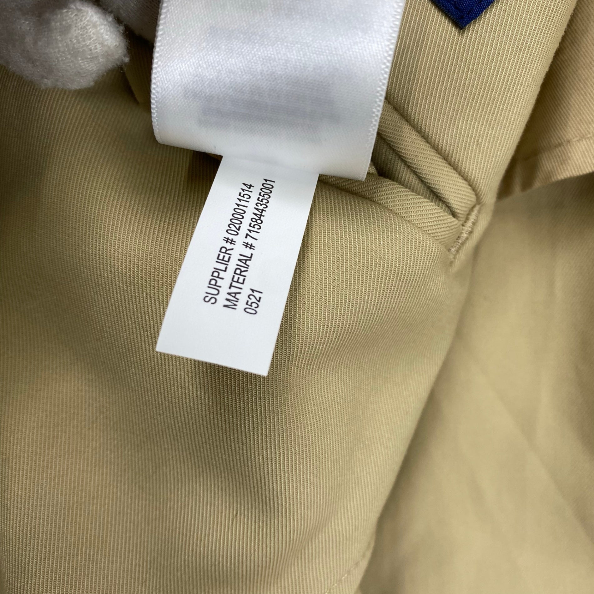 POLO RALPH LAUREN ポロ ラルフローレン / 100％コットンギャバ トレンチコート Dカン ガーメントカバー付 参考定価：89,000+tax SIZE:S