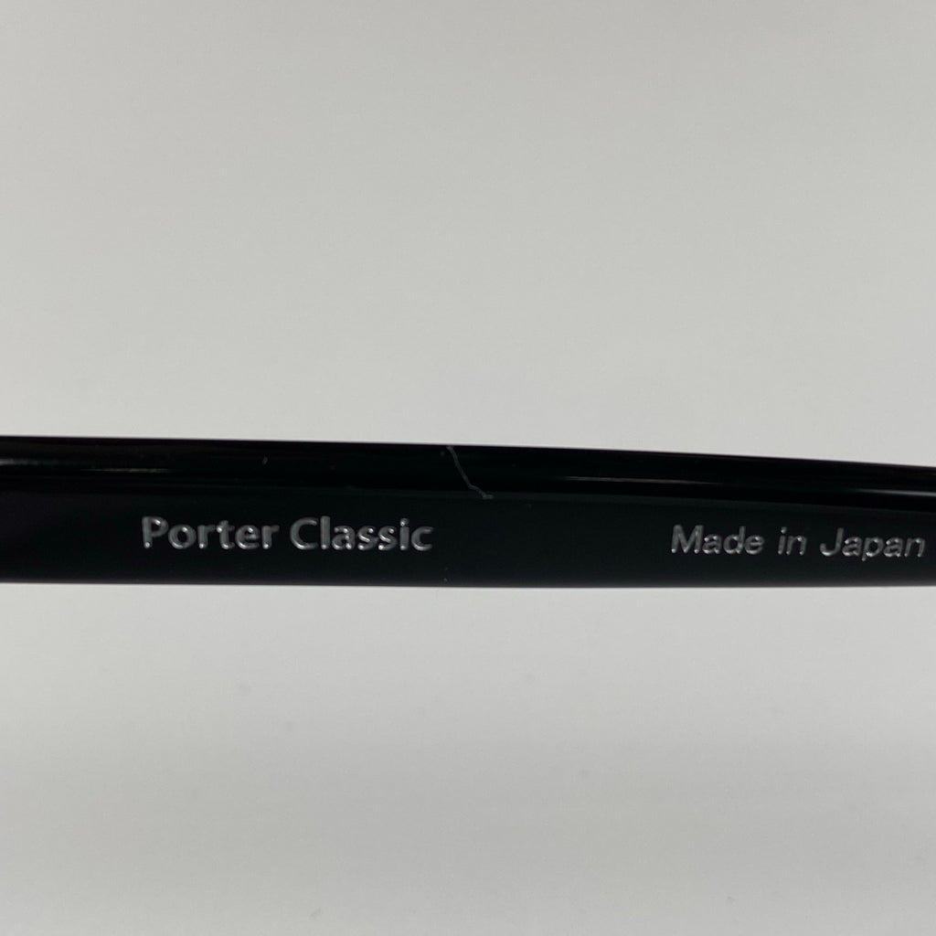 金子眼鏡 × porter Classic ポータークラシック / Smith Rivet collection サーモント サングラス 度なし 参考定価：65,000+tax SIZE:48□20-147