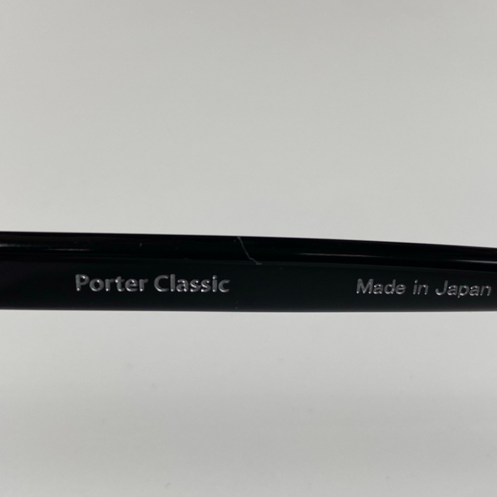 金子眼鏡 × porter Classic ポータークラシック / Smith Rivet collection サーモント サングラス 度なし 参考定価：65,000+tax SIZE:48□20-147