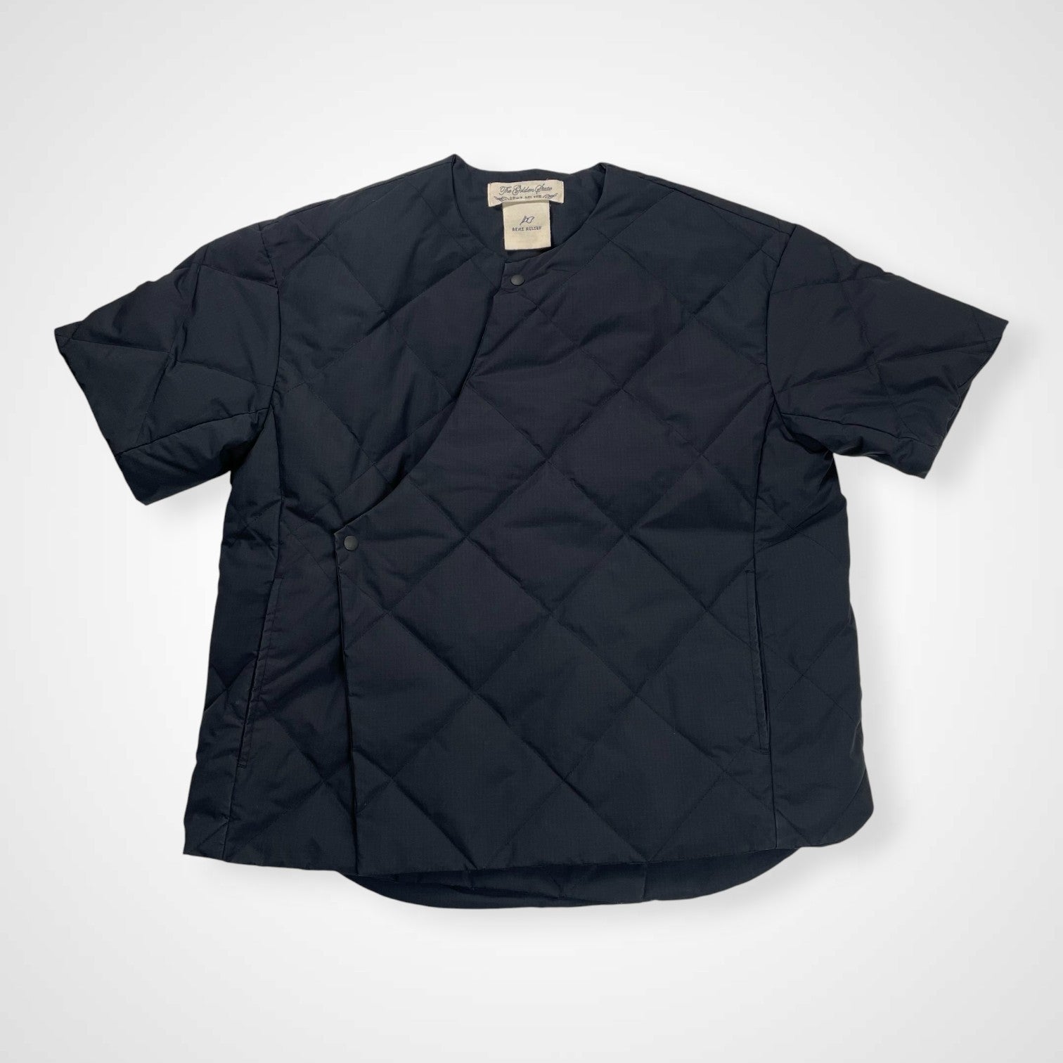 REMI RELIEF レミ レリーフ / ハーフスリーブダウン WRAP DOWN ネイビー 参考定価27,000+tax SIZE:S