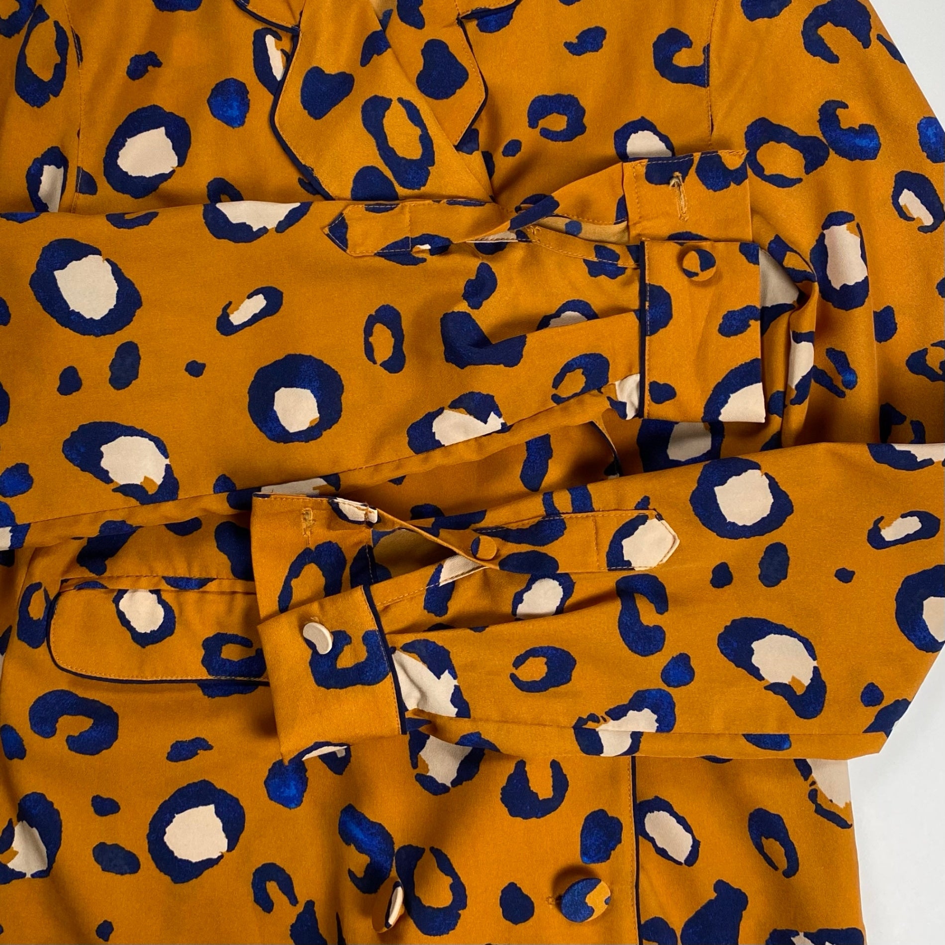 3.1 Phillip Lim スリーワン フィリップリム / アニマル柄パイピングジャケット パジャマシャツ SIZE：XS