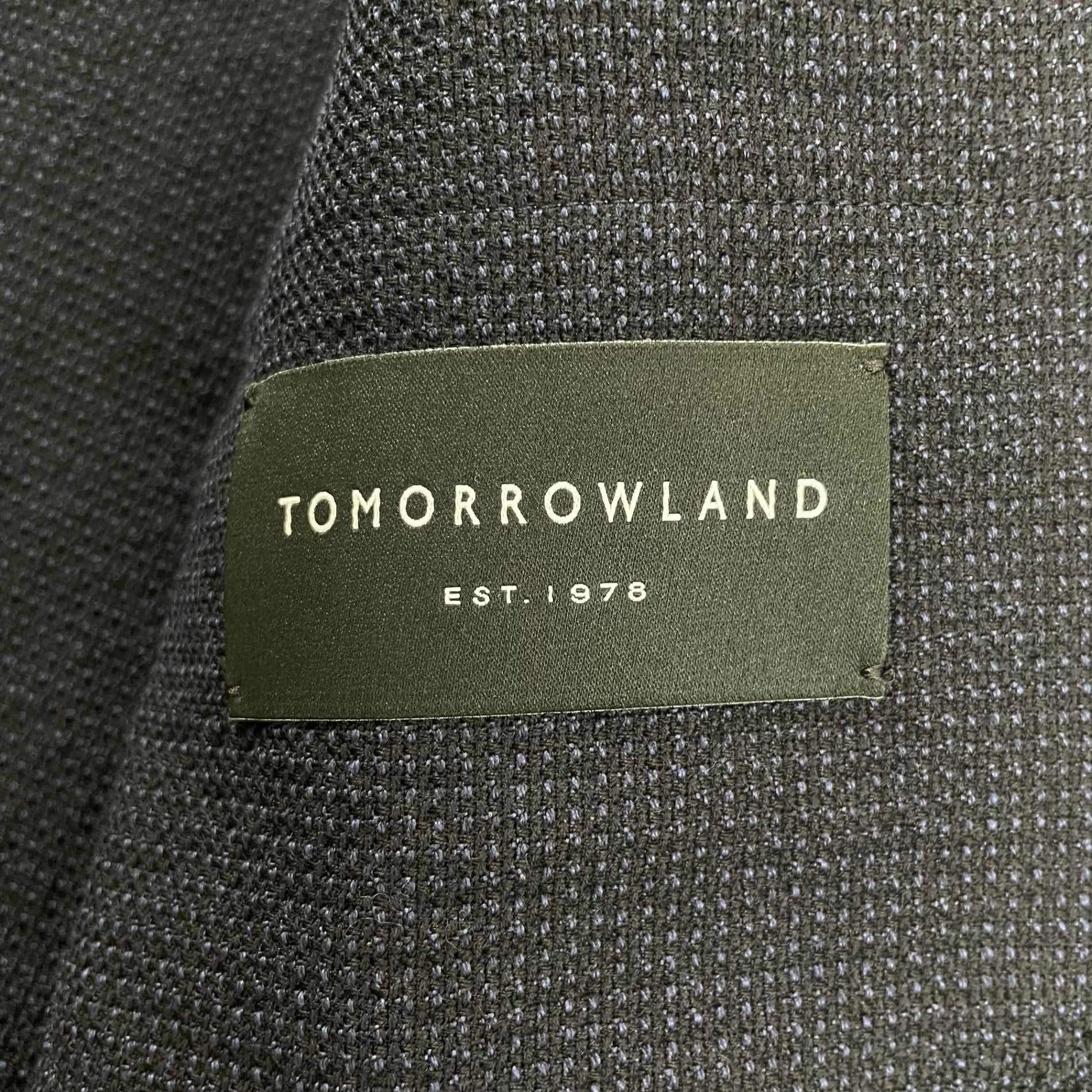 TOMORROWLAND トゥモローランド / Super120'sウールメッシュ シングルブレステッド2Bジャケット 参考定価：58,000+tax SIZE:44