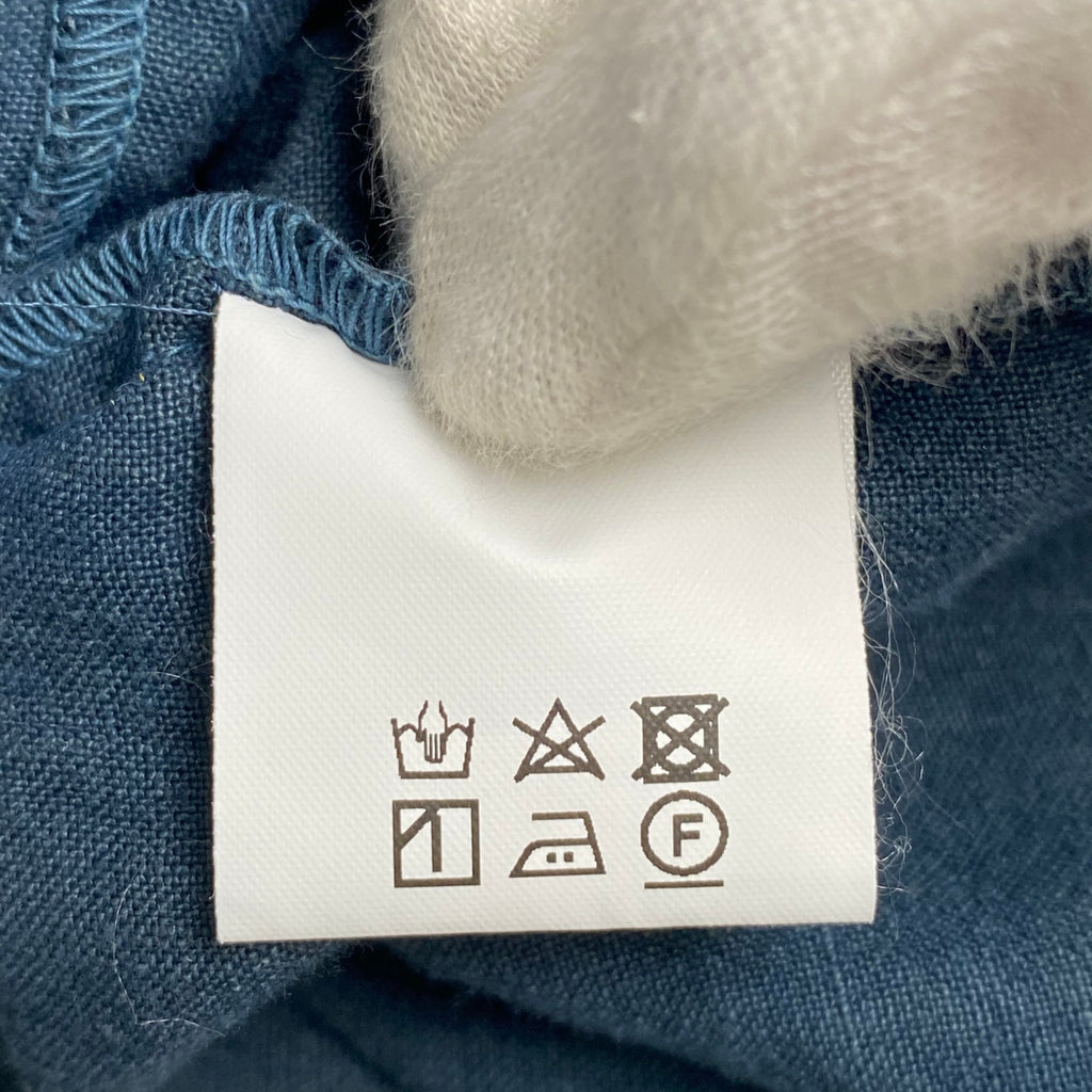 nonnotte × bridge ノノット ブリッジ / 別注 リネンシャツ 青銅色 25年夏発売  SIZE:FREE