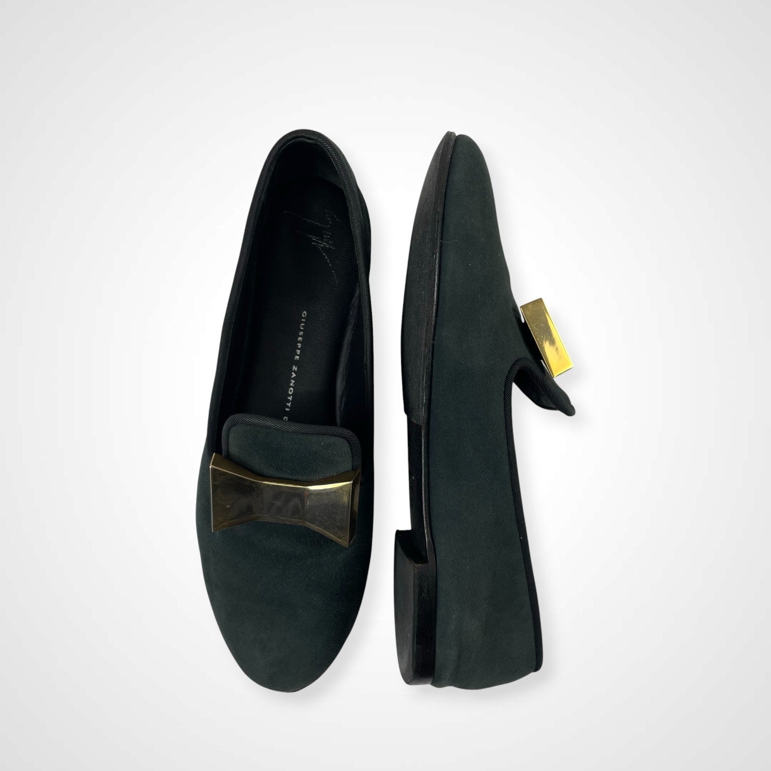 GIUSEPPE ZANOTTI ジュゼッペザノッティ / ゴールドアクセントローファー 参考定価：120,000程度 SIZE：37