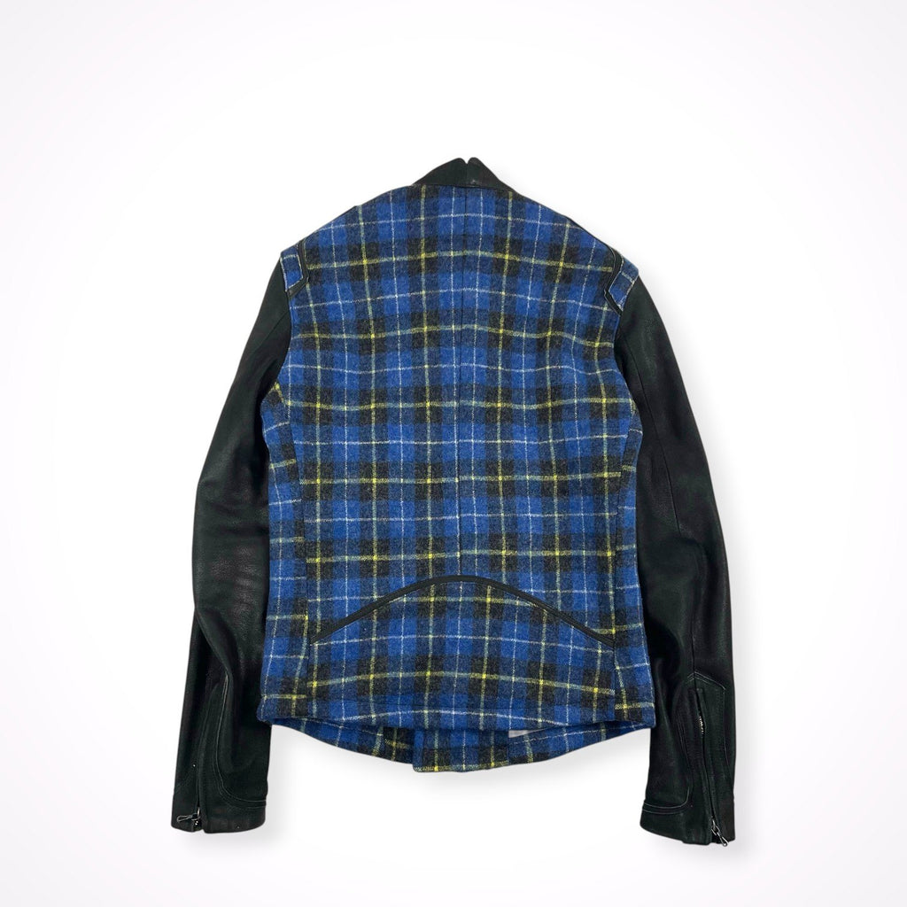 RICO ARCHIVE リコ アーカイブ / アーカイブチェックレザーライダース SIZE:M