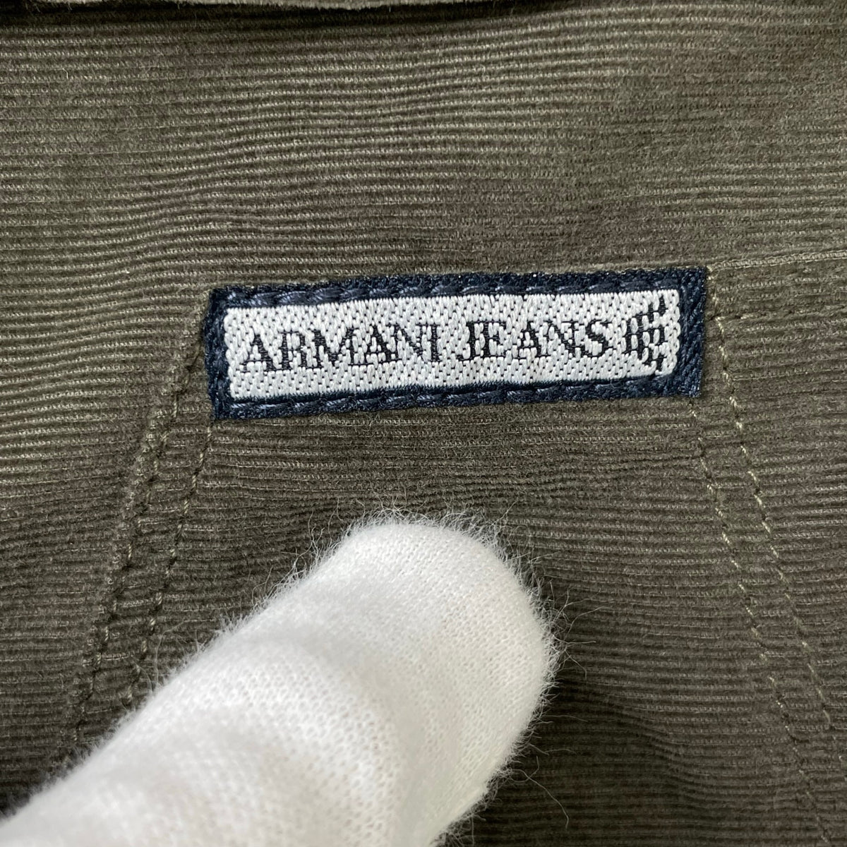 ARMANI JEANS / OLDコットンコーデュロイシャツ 参考定価：30,000程度 SIZE:S