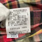Errico Formicola / コットンチェックシャツ 参考定価：40,000程度 SIZE:M