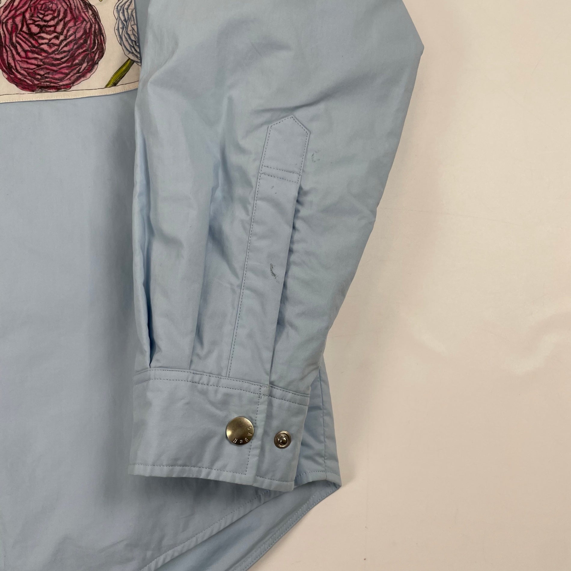 CABaN キャバン / コットンタイプライター パデットアートシャツブルゾン 参考定価：54,000+tax SIZE：L