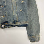DOLCE＆GABBANA ドルチェ＆ガッバーナ / 02AWクラッシュデニムジャケット インディゴ  SIZE:46