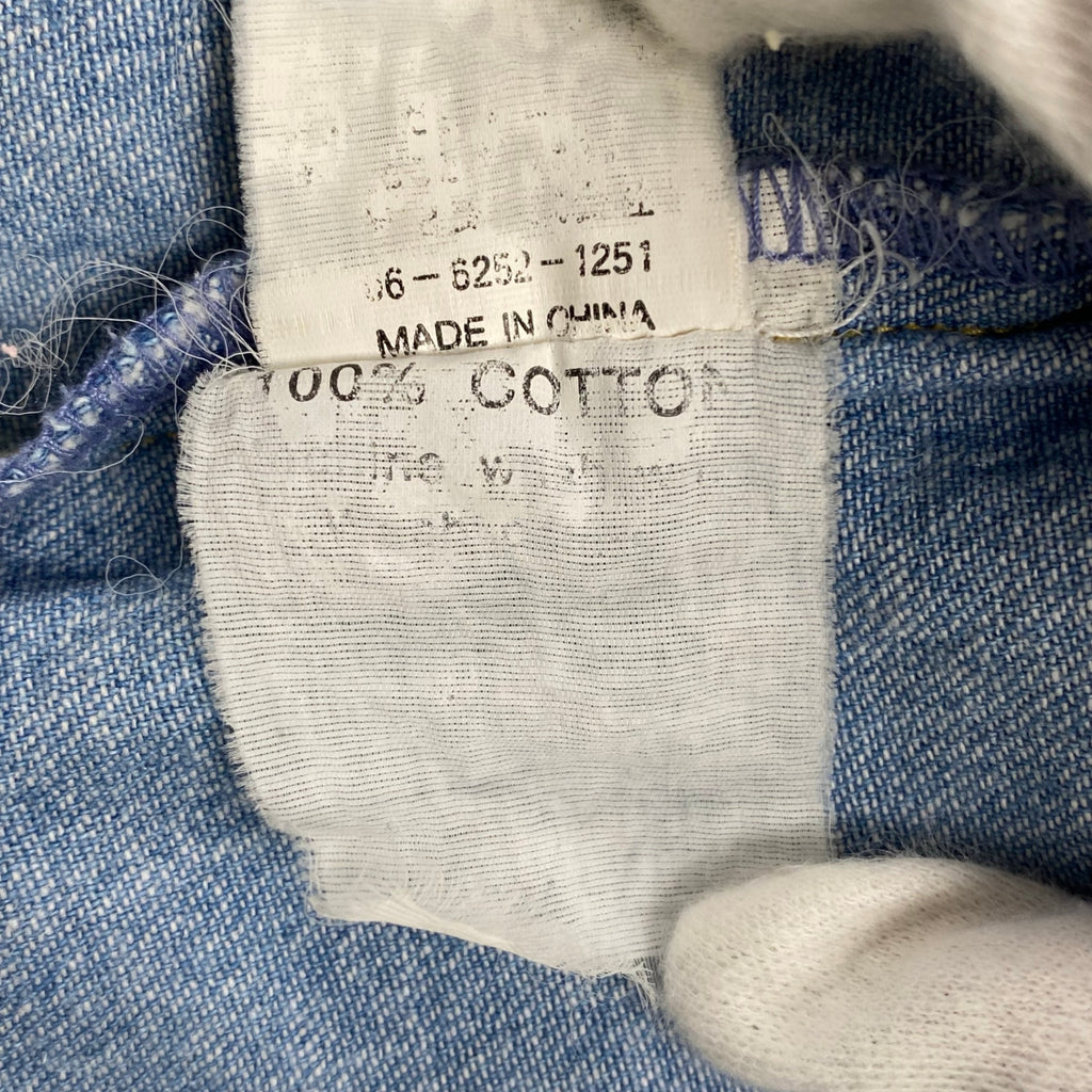 90年代 MICKEY UNLIMITED ディズニー ミッキー / ミッキープリント デニムシャツ ユニセックス SIZE：L