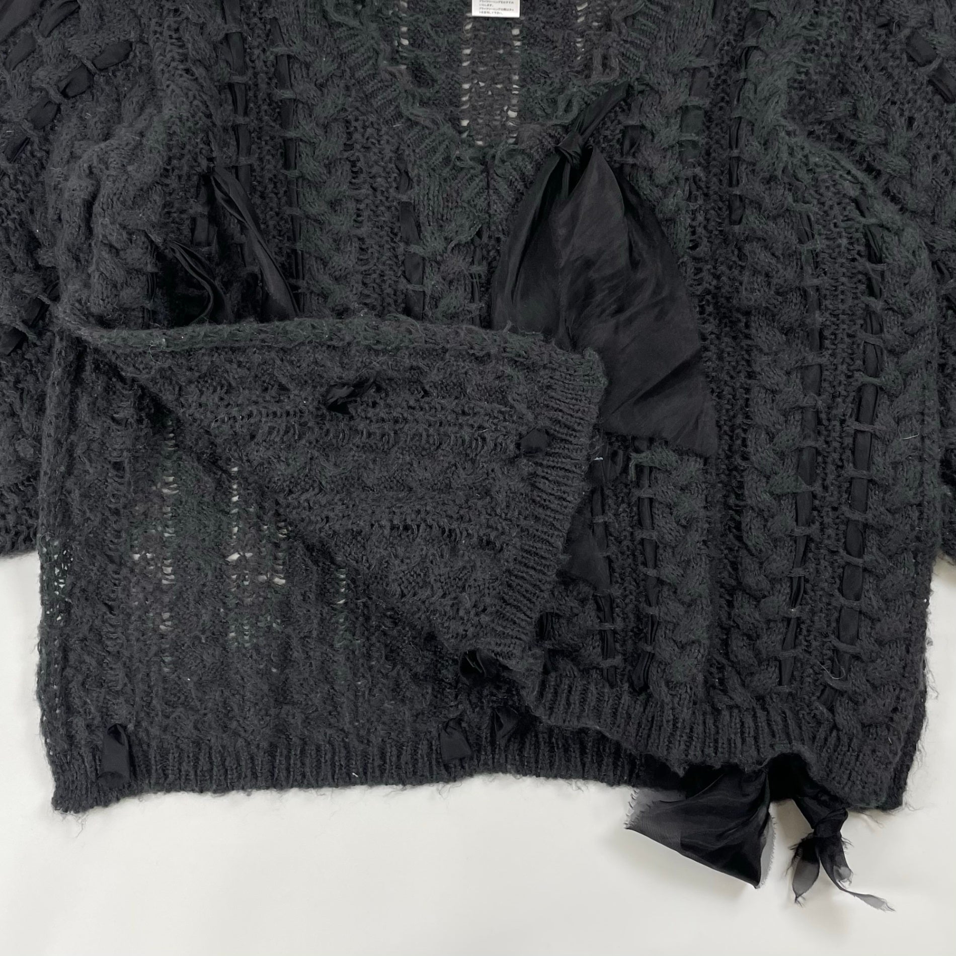 J1U by LA BELLE ETUDE / 25AW リボンステッチニット SIZE:FREE