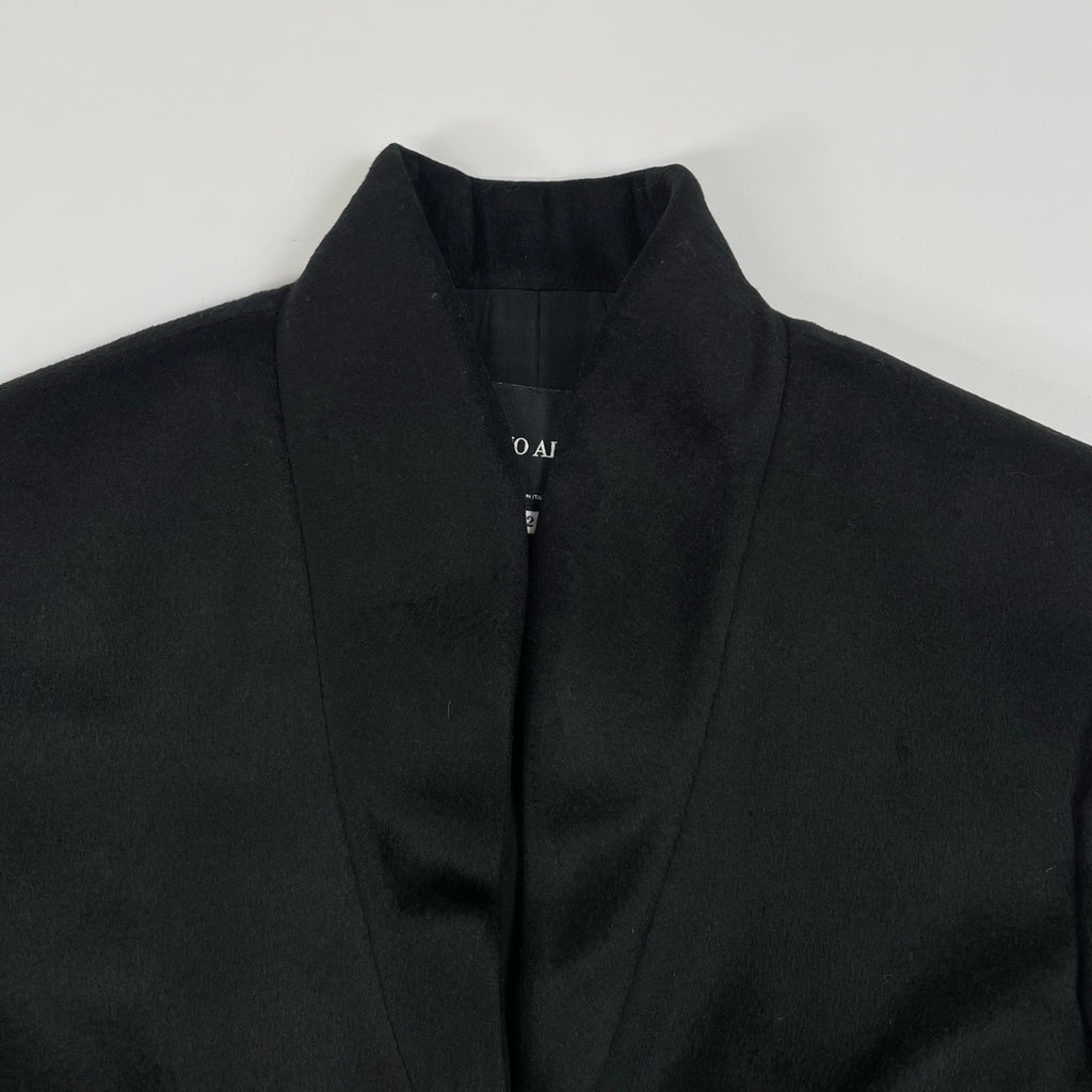 GIORGIO ARMANI / アーカイブ ウール×シルクノーカラージャケット BORGO21製 参考定価：300,000程度 SIZE:42
