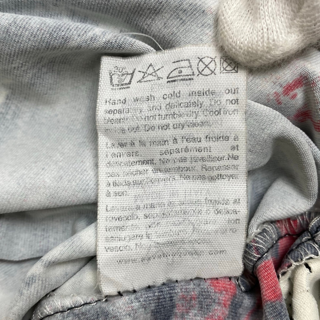 SAVE THE QUEEN セーブザクイーン / パワーネット カットソー 転写プリント 刺繍 イタリア製 SIZE：M