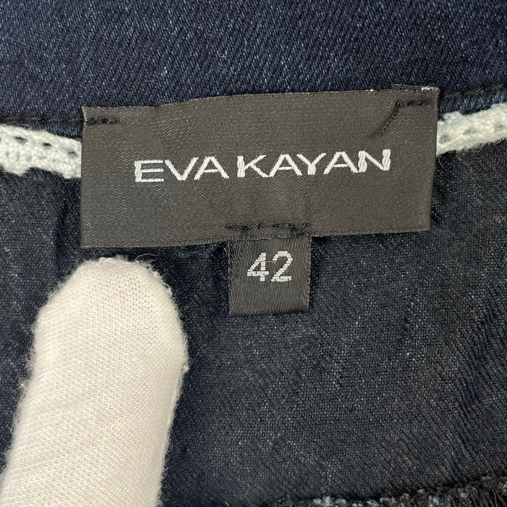 EVA KAYAN / ジャガードデニムジャケット 参考定価：42,000程度 SIZE:42